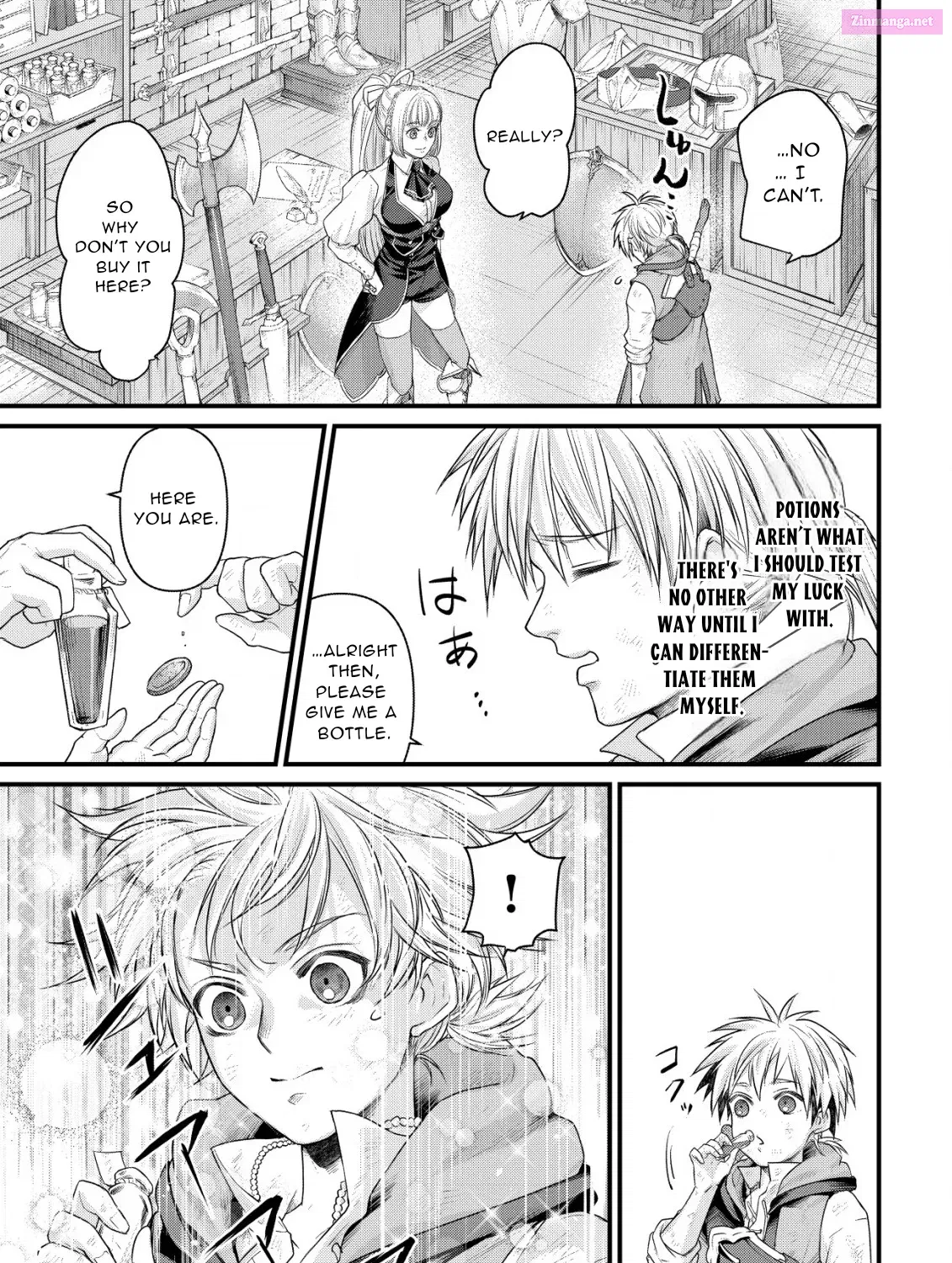 Kikori no Isekai Tan ~Tensei shita Shounen wa, Ono 1-pon de Nariagaru~ Kainu Manga Chapter 2 Page 20