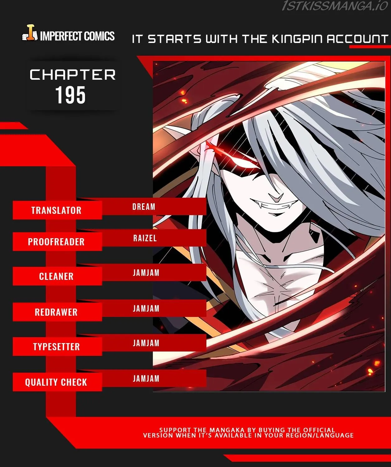 It Starts with a kingpin account Kainu Manga Chapter 195 Page 1