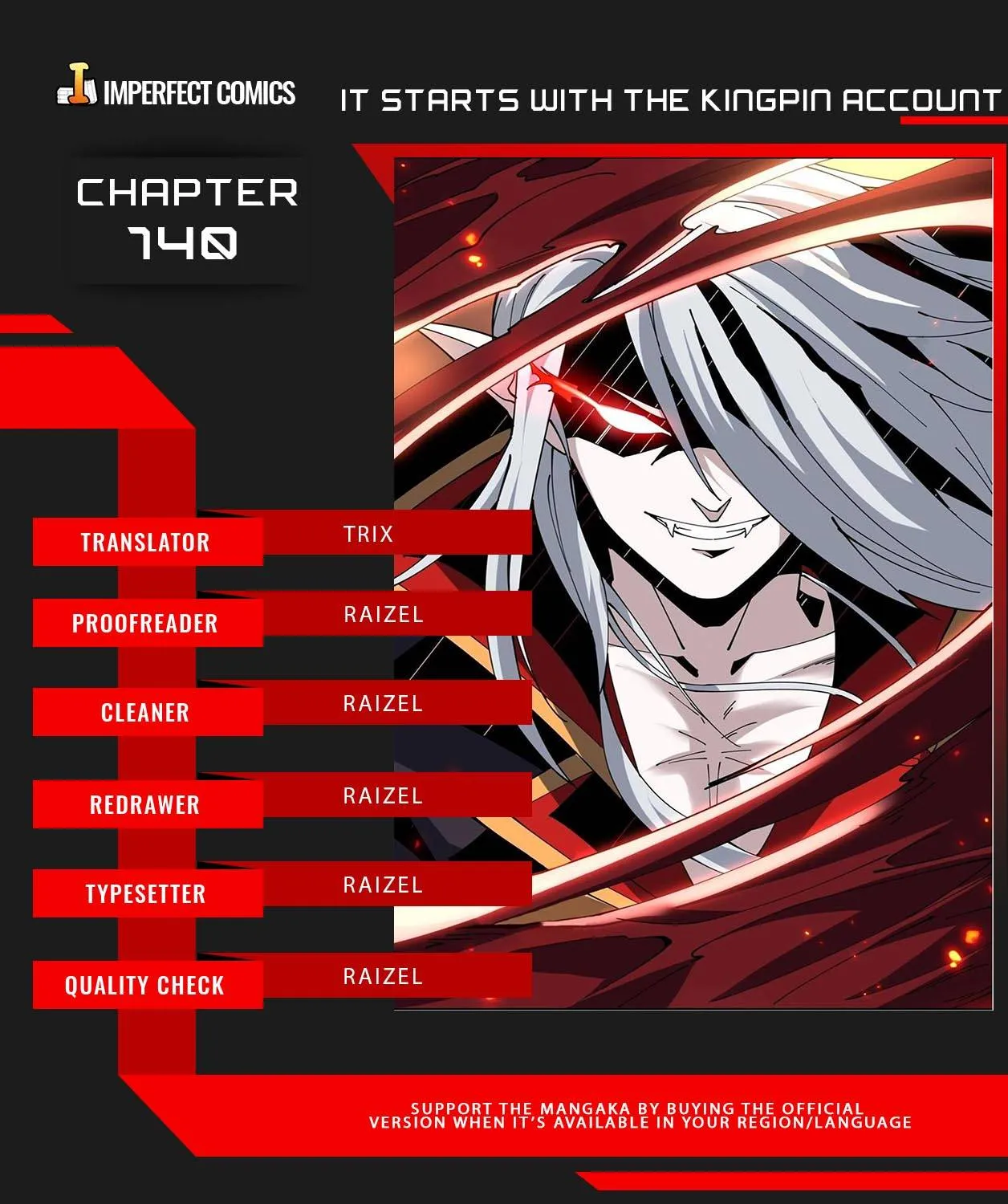 It Starts with a kingpin account Kainu Manga Chapter 140 Page 1