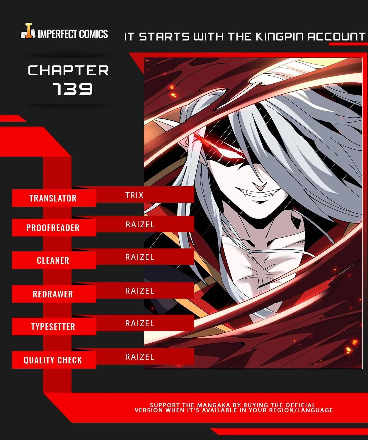 It Starts with a kingpin account Kainu Manga Chapter 139 Page 1