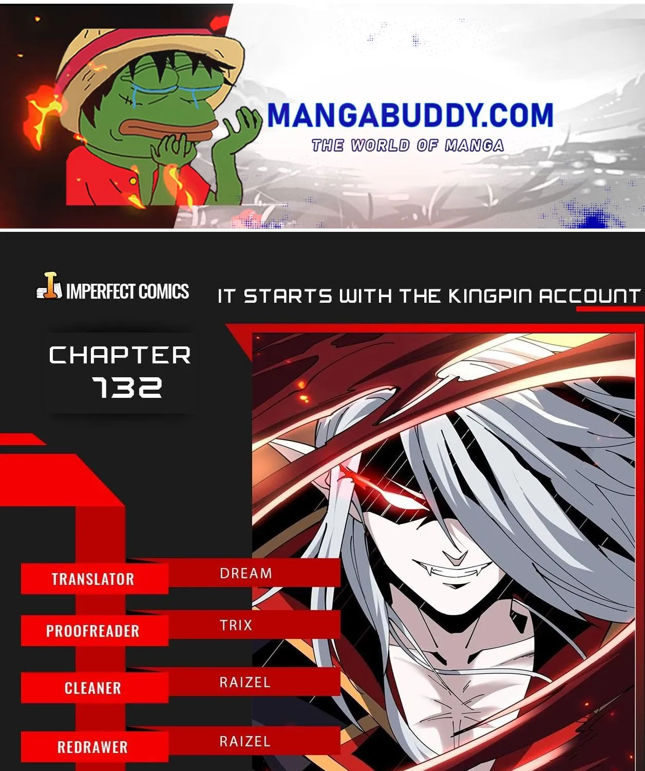 It Starts with a kingpin account Kainu Manga Chapter 132 Page 1