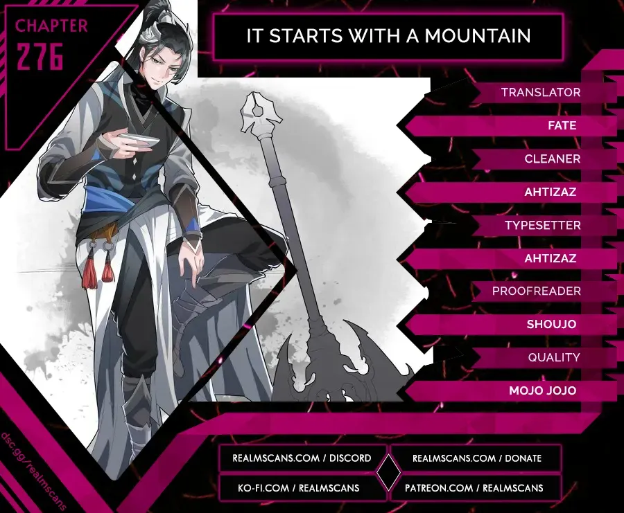 It Starts With A Mountain Kainu Manga Chapter 276 Page 1