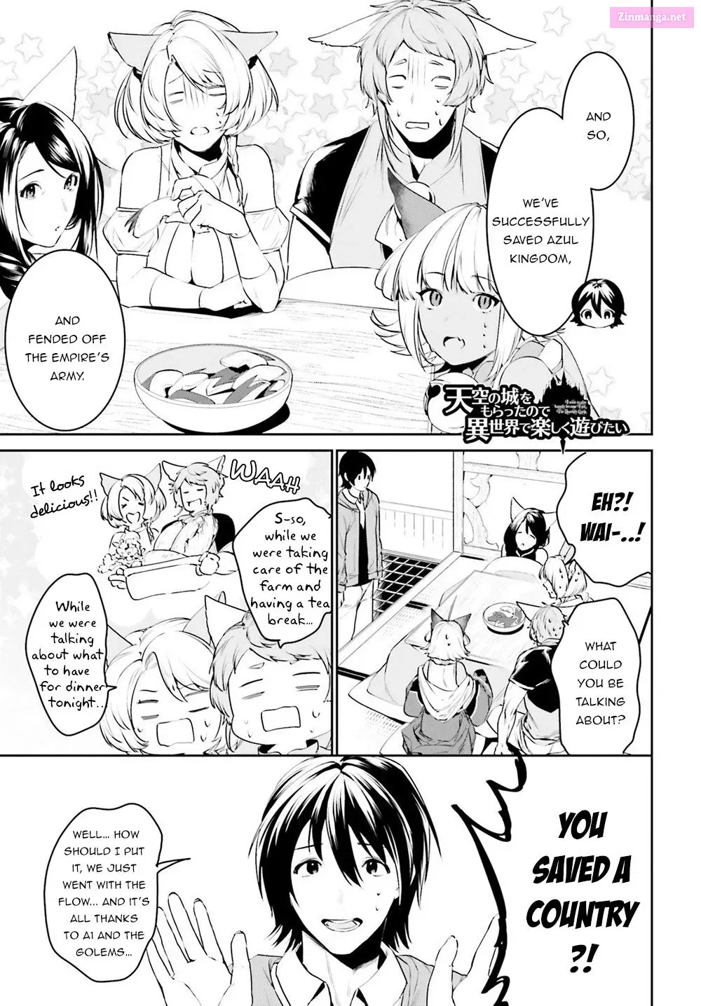 Tenkuu no Shiro o Moratta no de Isekai de Tanoshiku Asobitai Kainu Manga Chapter 10 Page 2