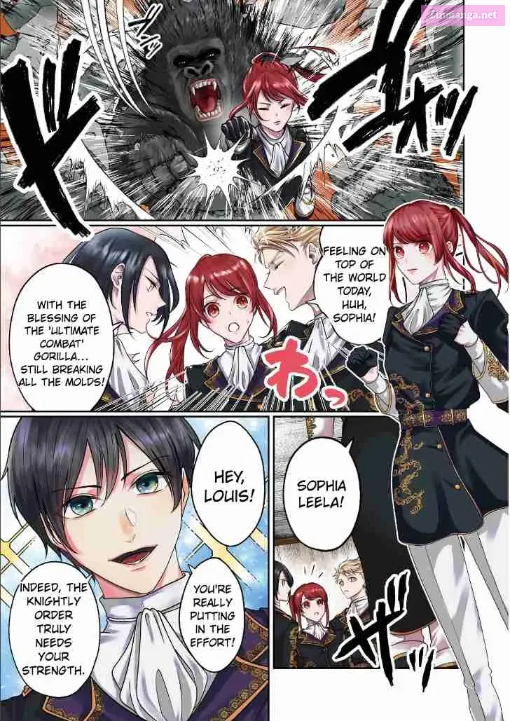 The young lady, who was blessed by the Gorilla God, is adored in the Royal Knight Order Kainu Manga Chapter 1.1 Page 1