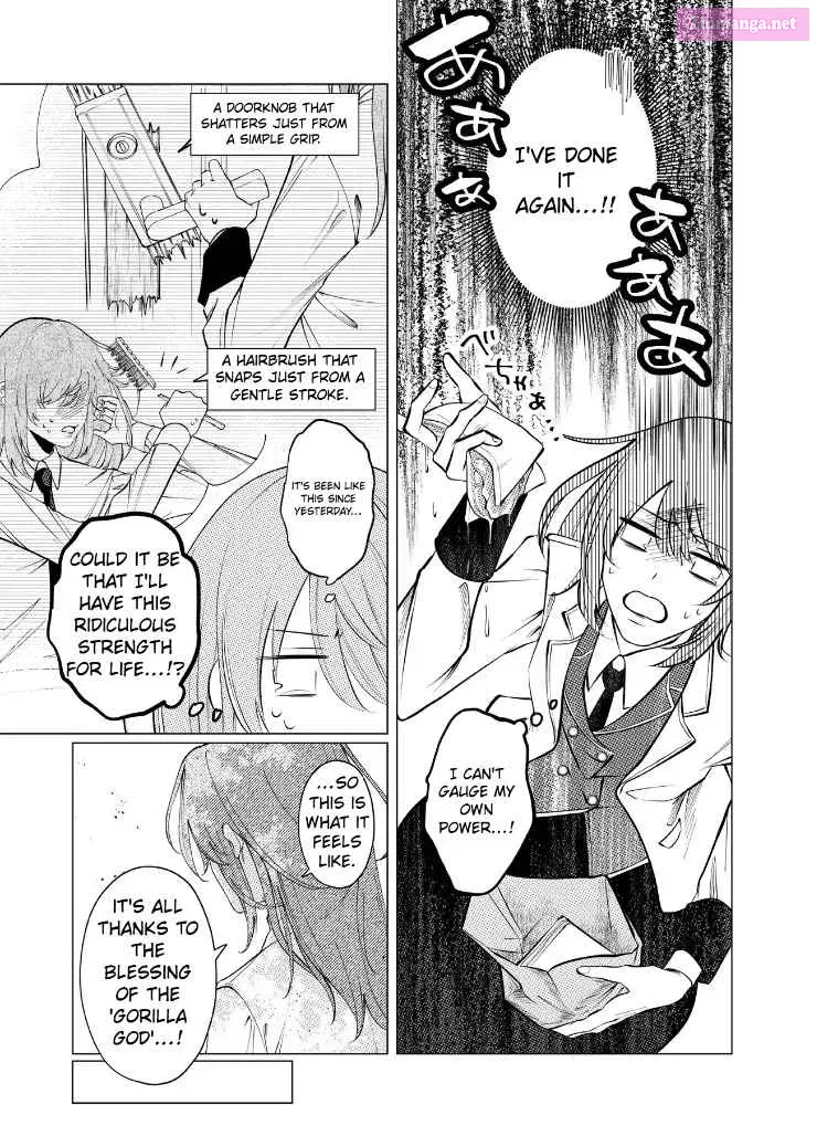 The young lady, who was blessed by the Gorilla God, is adored in the Royal Knight Order Kainu Manga Chapter 1.1 Page 11