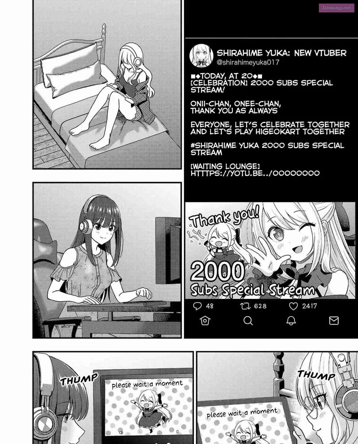 Shitsurenshita node Vtuber Hajimetara Toshiue no Onee-san ni Motemashita Kainu Manga Chapter 8 Page 19