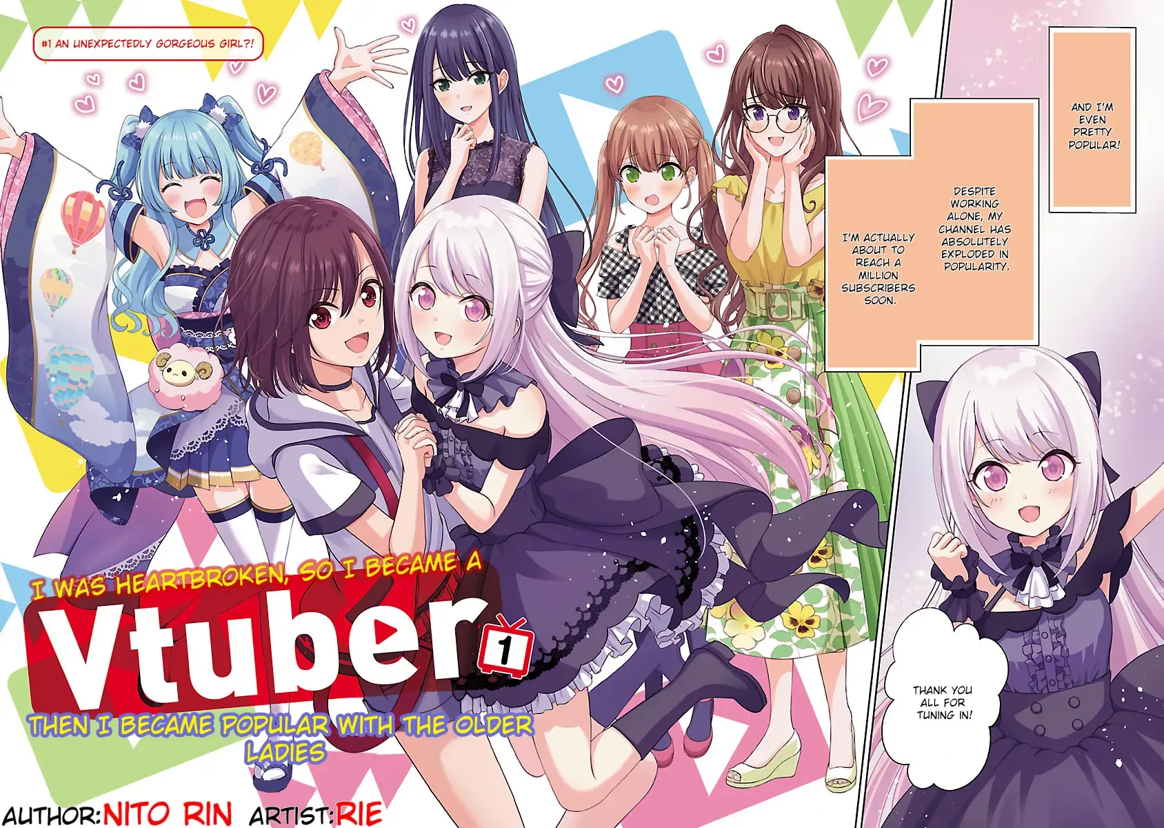 Shitsurenshita node Vtuber Hajimetara Toshiue no Onee-san ni Motemashita Kainu Manga Chapter 1 Page 2