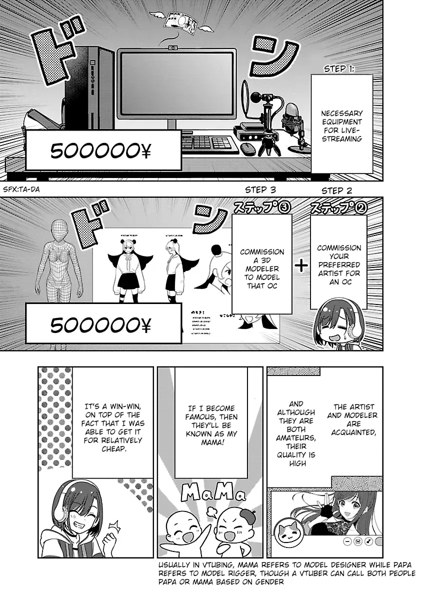 Shitsurenshita node Vtuber Hajimetara Toshiue no Onee-san ni Motemashita Kainu Manga Chapter 1 Page 8