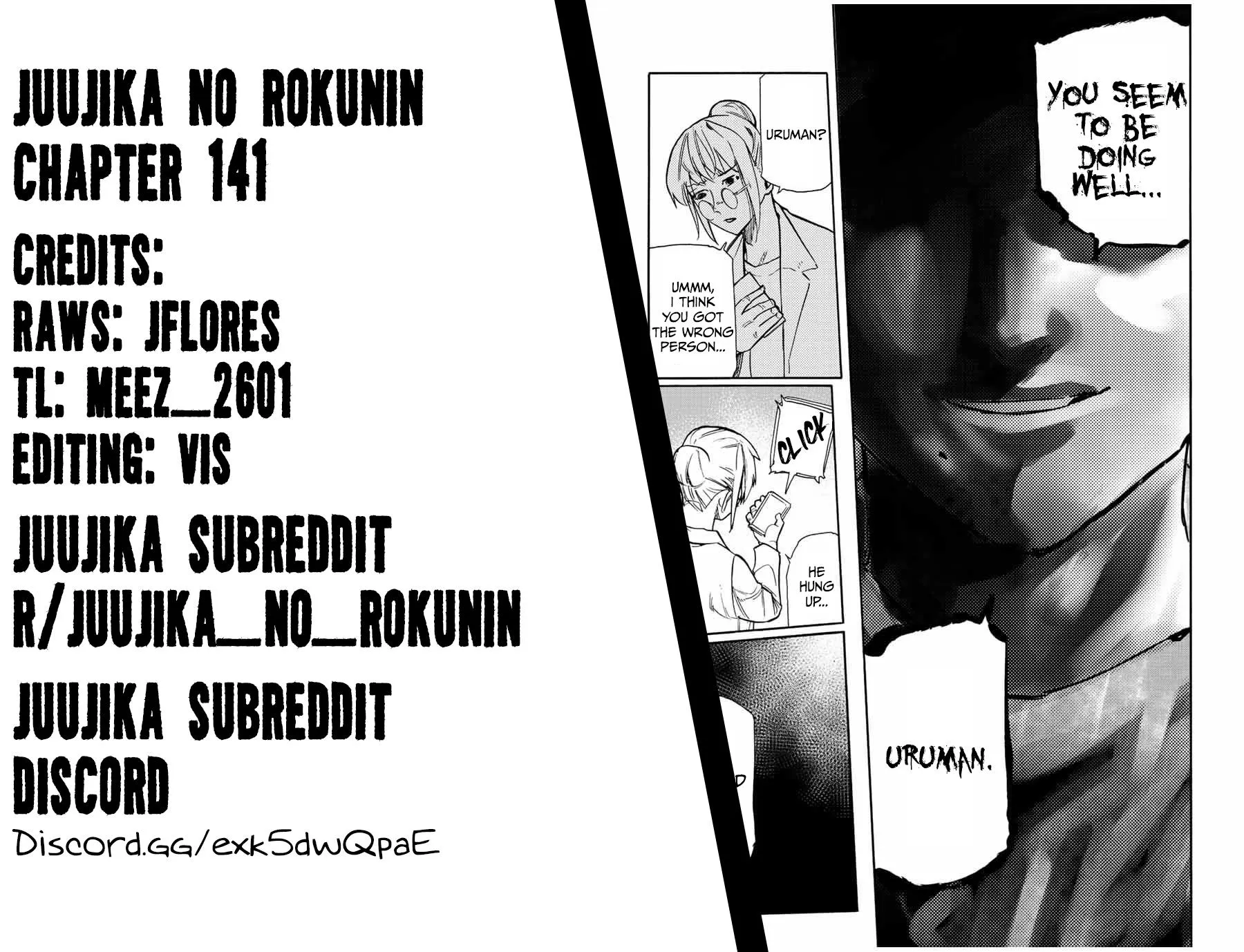 Juujika No Rokunin Kainu Manga Chapter 141 Page 21