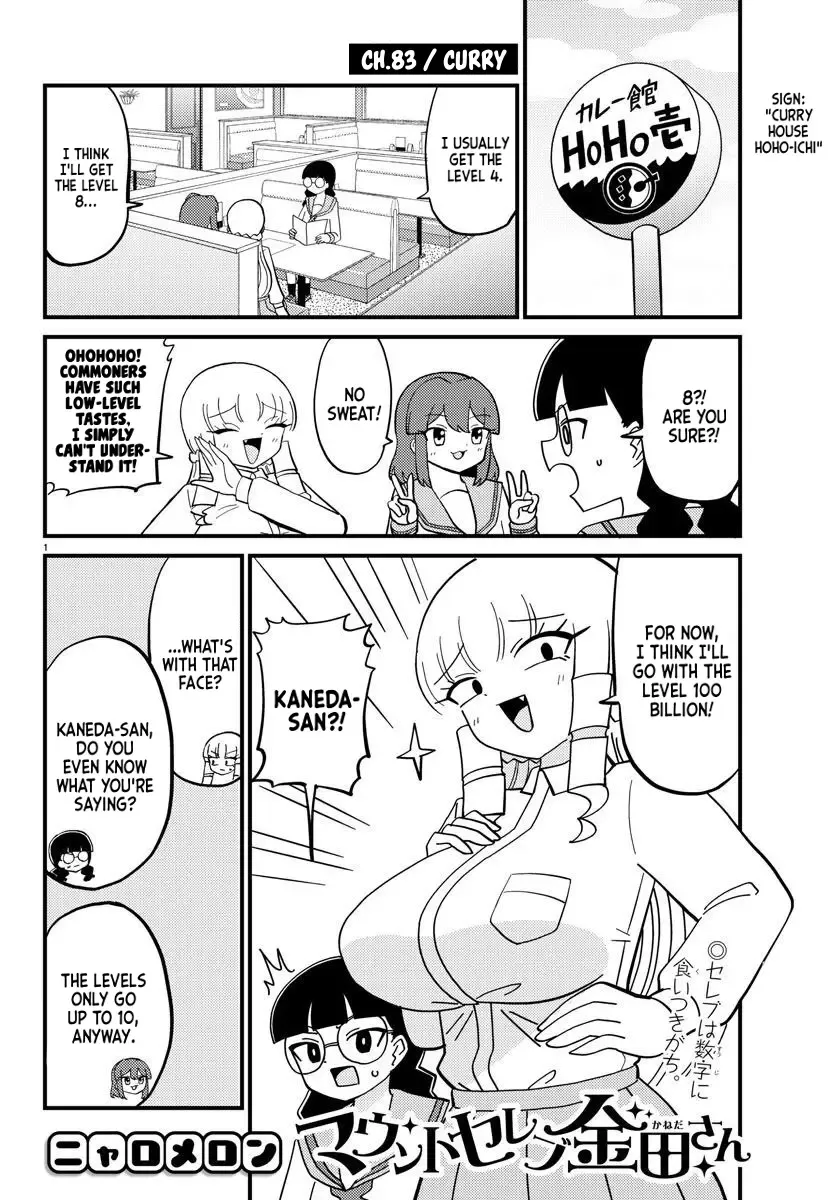 Mount Celeb Kaneda-san Kainu Manga Chapter 83 Page 1
