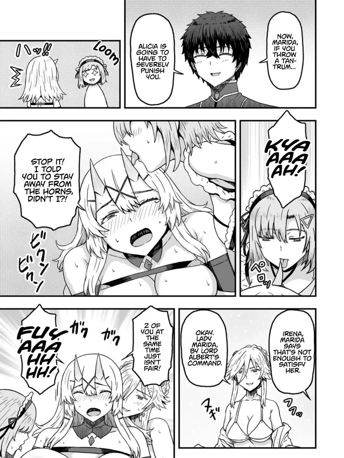 Isekai Saikyou No Yome Desu Ga, Yoru No Tatakai Wa Ore No Hou Ga Tsuyoi You Desu ~Chiryaku O Ikashite Nariagaru Harem Senki~ Kainu Manga Chapter 9 Page 49