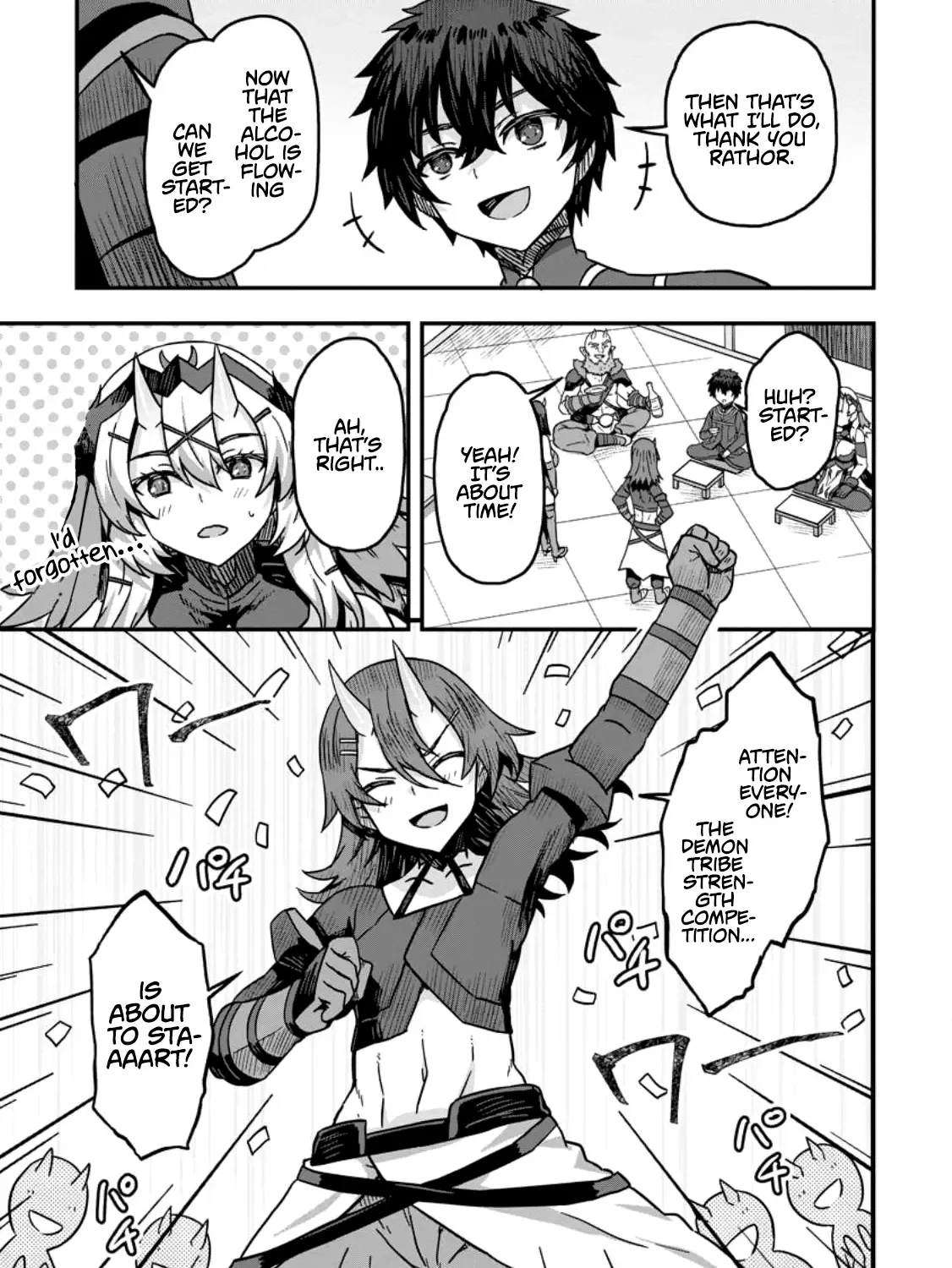 Isekai Saikyou No Yome Desu Ga, Yoru No Tatakai Wa Ore No Hou Ga Tsuyoi You Desu ~Chiryaku O Ikashite Nariagaru Harem Senki~ Kainu Manga Chapter 3 Page 25