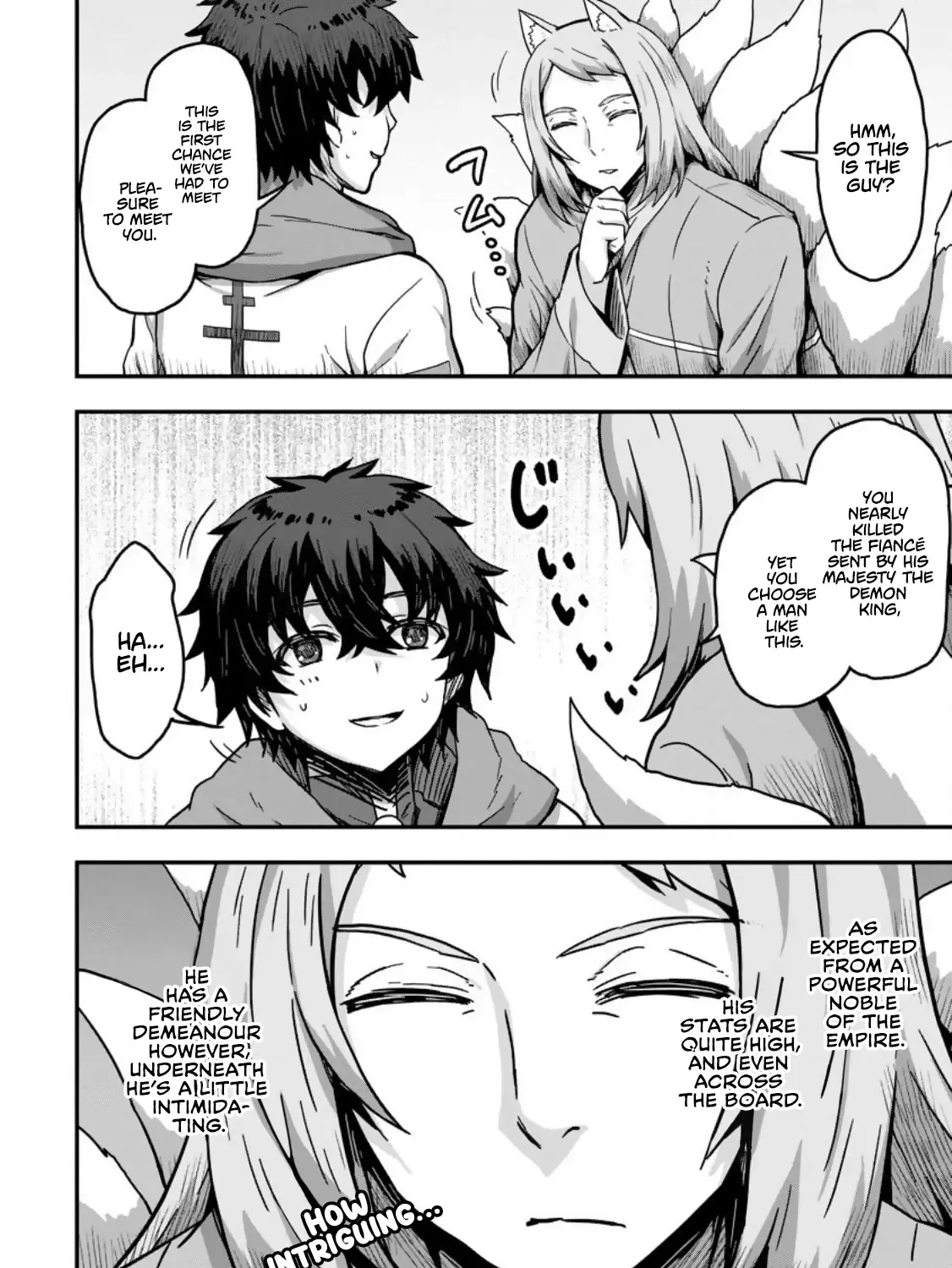 Isekai Saikyou No Yome Desu Ga, Yoru No Tatakai Wa Ore No Hou Ga Tsuyoi You Desu ~Chiryaku O Ikashite Nariagaru Harem Senki~ Kainu Manga Chapter 2 Page 39