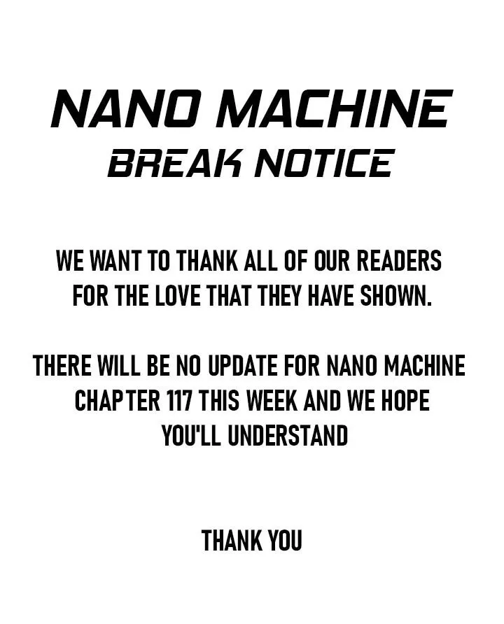 Nano Machine Kainu Manga Chapter 116.5 Page 1