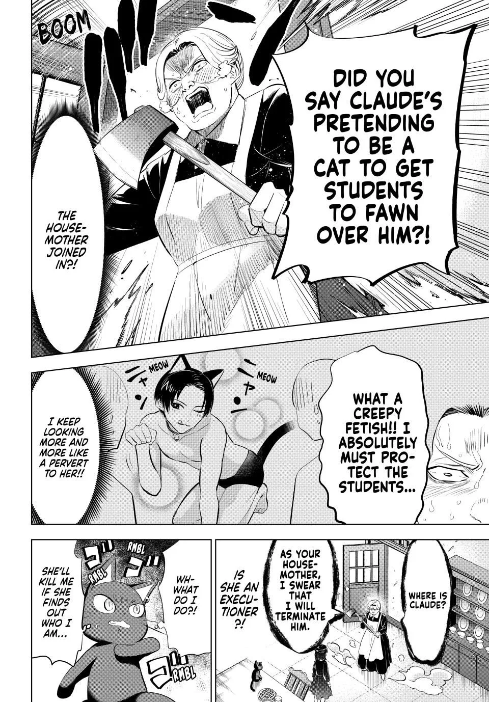 Kuroneko To Majo No Kyoushitsu Kainu Manga Chapter 61 Page 8