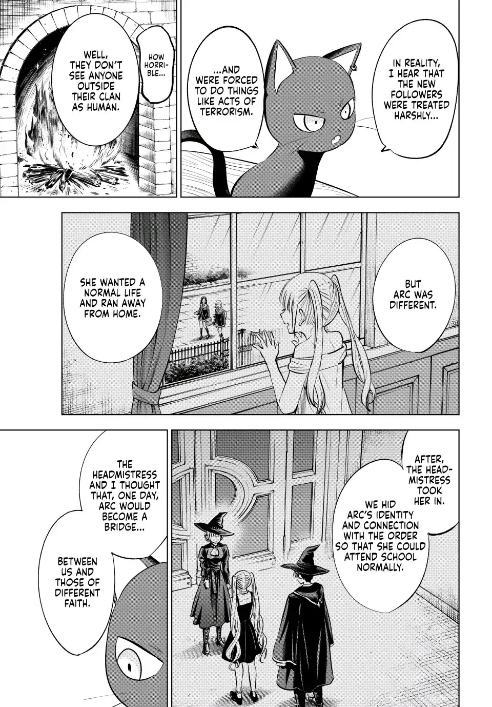 Kuroneko To Majo No Kyoushitsu Kainu Manga Chapter 34 Page 9