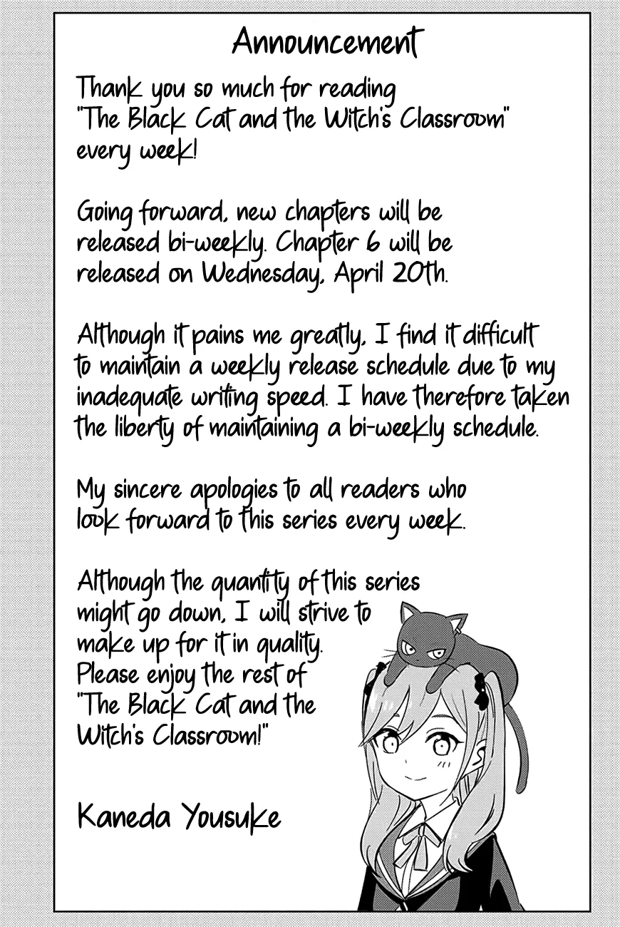 Kuroneko To Majo No Kyoushitsu Kainu Manga Chapter 5 Page 28