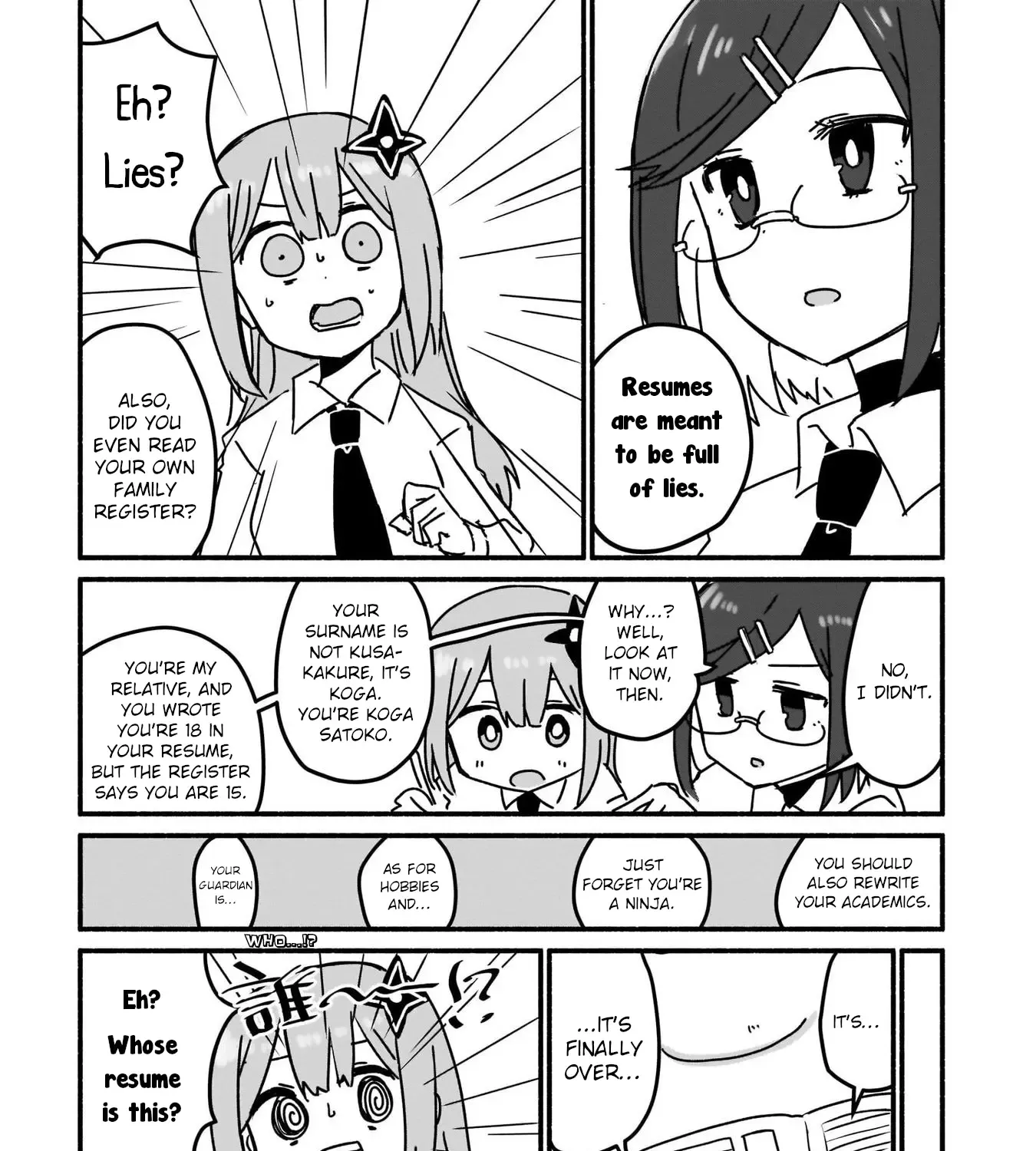 Ninja to Koroshiya no Futarigurashi Kainu Manga Chapter 6 Page 17