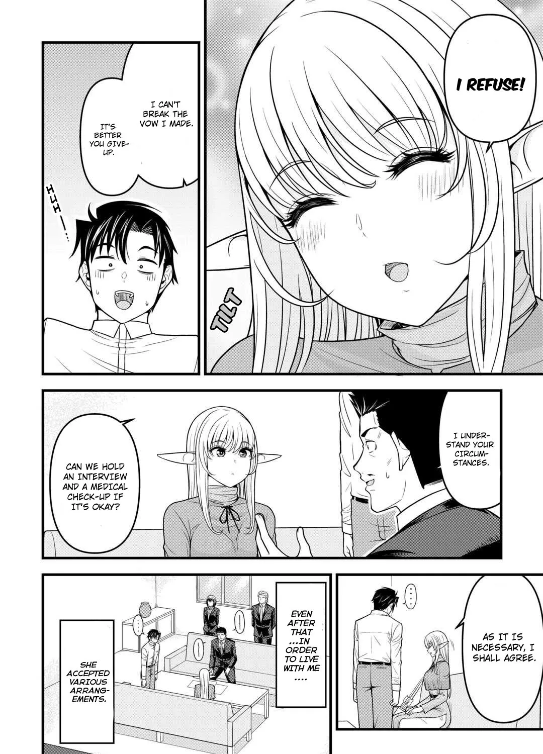 Isekai Kara Elf-San Ga Ochite Kita No Desu Ga!? Kainu Manga Chapter 2 Page 12