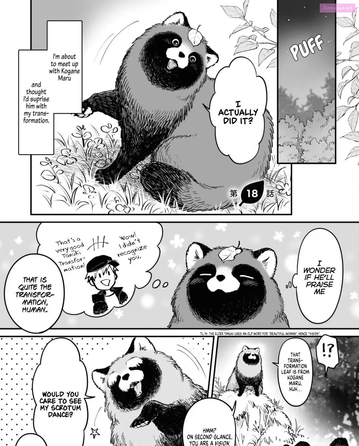 Omae, Tanuki Ni Naranee Ka? Kainu Manga Chapter 18 Page 1