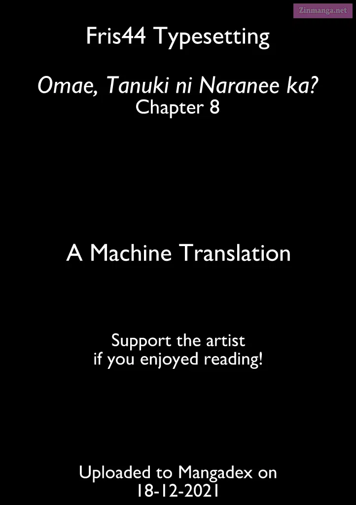 Omae, Tanuki Ni Naranee Ka? Kainu Manga Chapter 8 Page 1