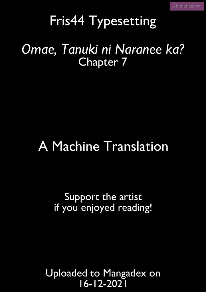 Omae, Tanuki Ni Naranee Ka? Kainu Manga Chapter 7 Page 1
