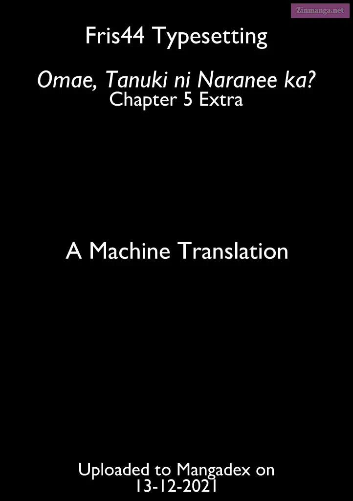 Omae, Tanuki Ni Naranee Ka? Kainu Manga Chapter 5.5 Page 1