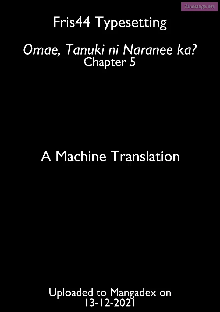 Omae, Tanuki Ni Naranee Ka? Kainu Manga Chapter 5 Page 1