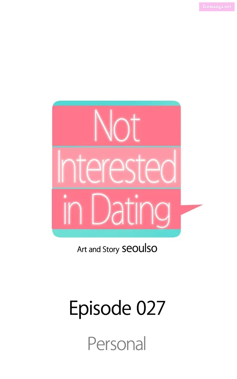 Not Interestedin Dating Kainu Manga Chapter 27 Page 1