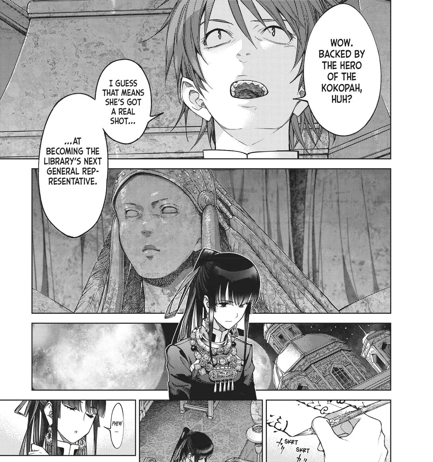 Toshokan no Daimajutsushi Kainu Manga Chapter 24 Page 46