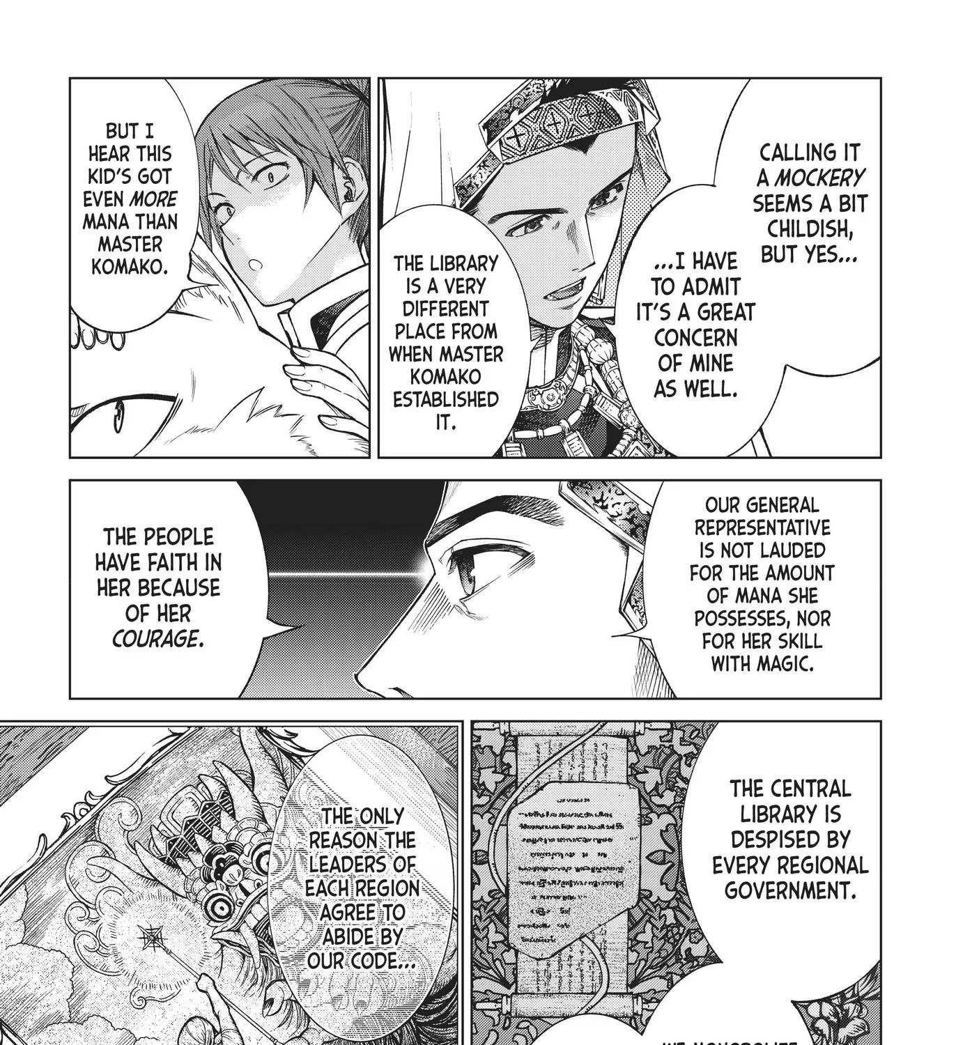 Toshokan no Daimajutsushi Kainu Manga Chapter 24 Page 54