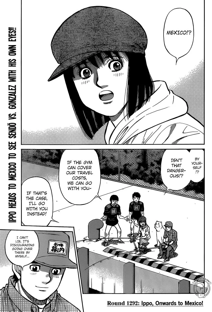Hajime No Ippo Kainu Manga Chapter 1292 Page 1