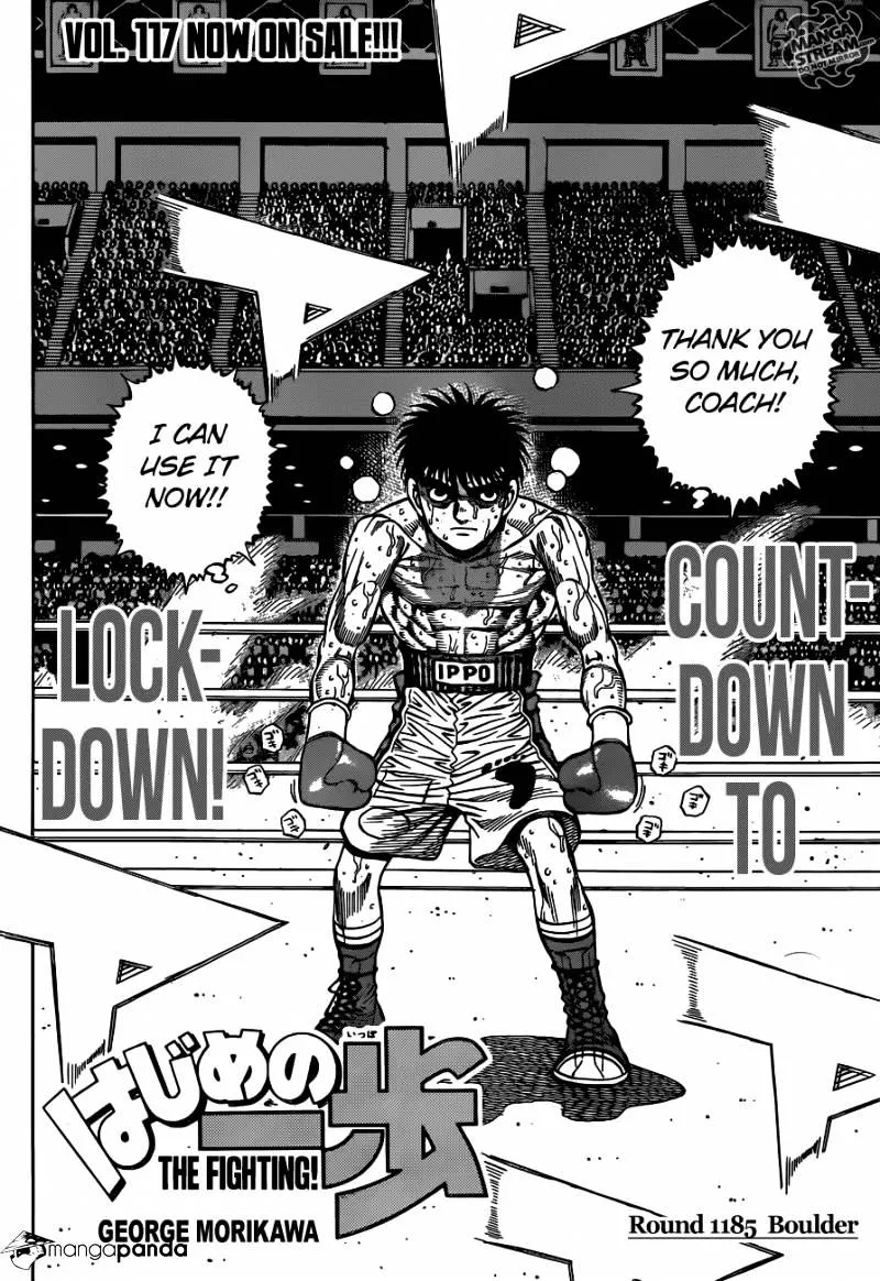 Hajime No Ippo Kainu Manga Chapter 1185 Page 2