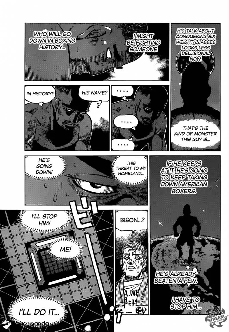 Hajime No Ippo Kainu Manga Chapter 1110 Page 15