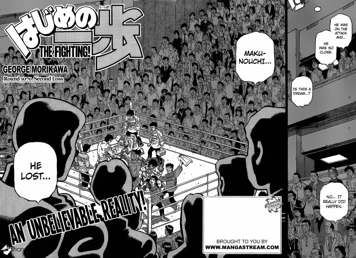 Hajime No Ippo Kainu Manga Chapter 1070 Page 3
