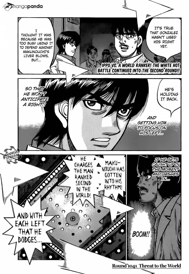 Hajime No Ippo Kainu Manga Chapter 1041 Page 1