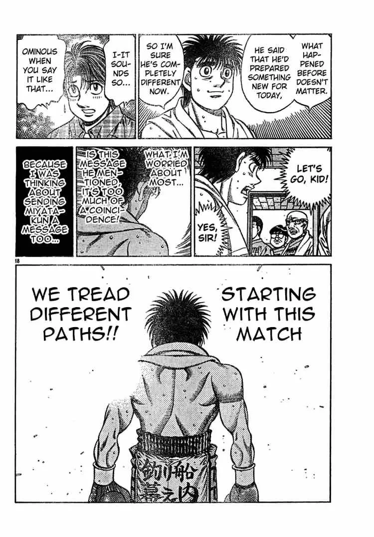 Hajime No Ippo Kainu Manga Chapter 728 Page 18
