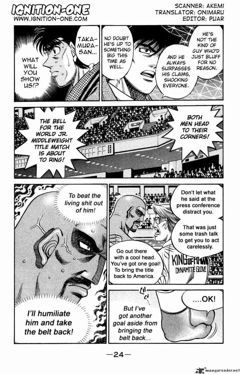 Hajime No Ippo Kainu Manga Chapter 464 Page 2