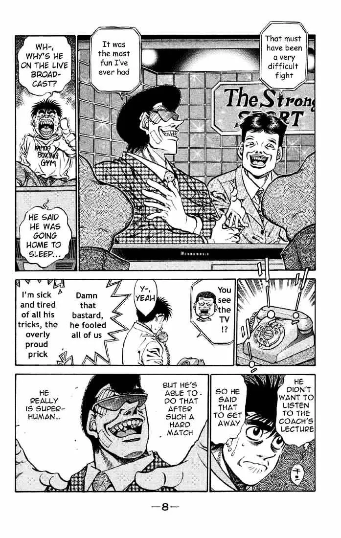 Hajime No Ippo Kainu Manga Chapter 398 Page 9