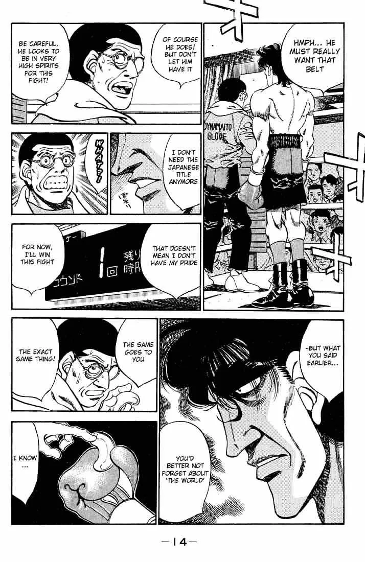 Hajime No Ippo Kainu Manga Chapter 278 Page 14
