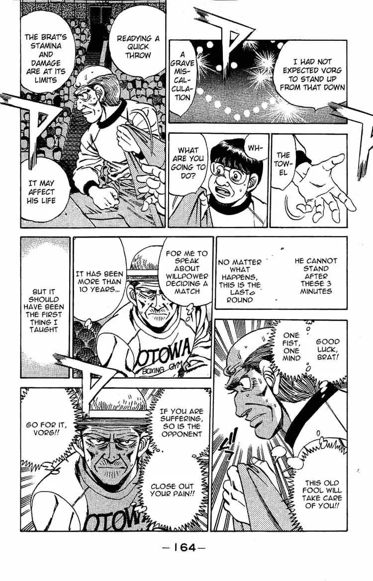 Hajime No Ippo Kainu Manga Chapter 168 Page 6