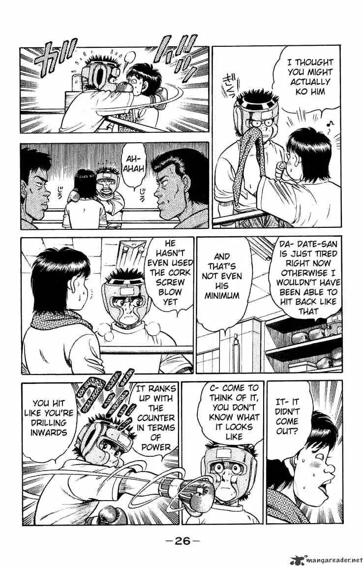 Hajime No Ippo Kainu Manga Chapter 116 Page 4
