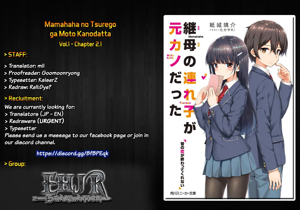 Mamahaha No Tsurego Ga Moto Kanodatta Kainu Manga Chapter 2.1 Page 1