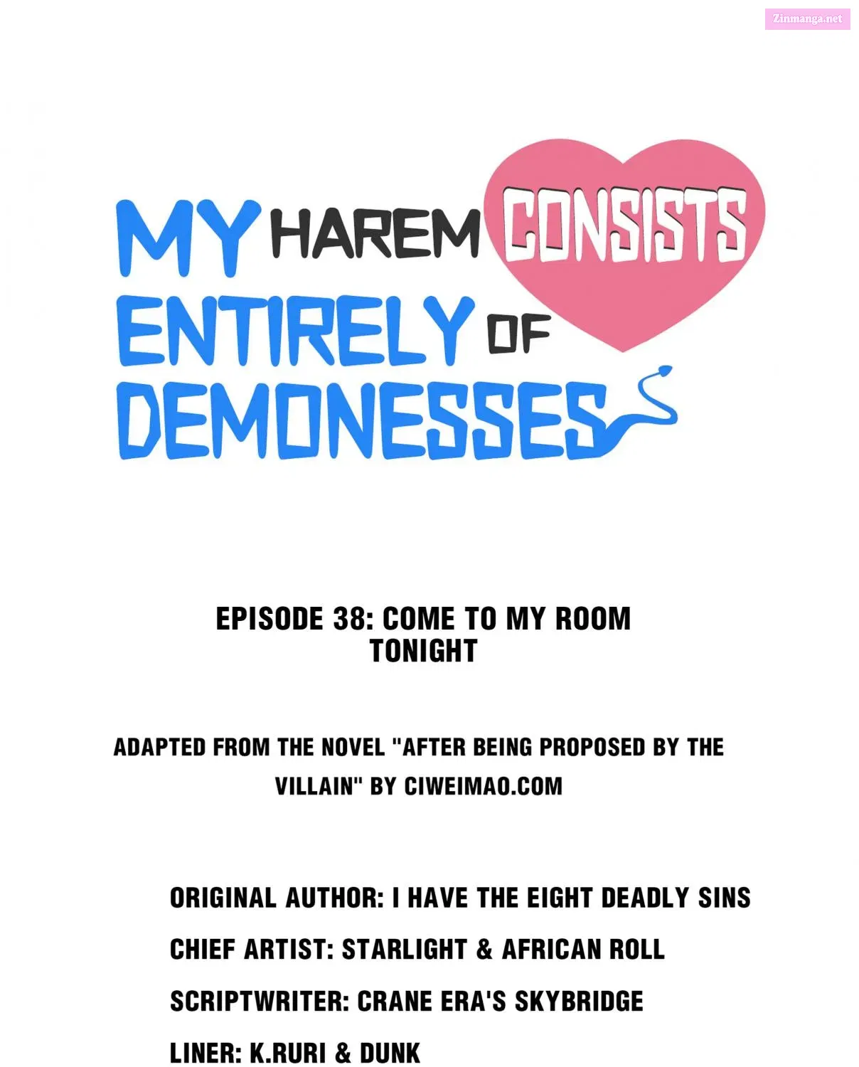 My Harem Consists Entirely of Female Demon Villains Kainu Manga Chapter 38 Page 1