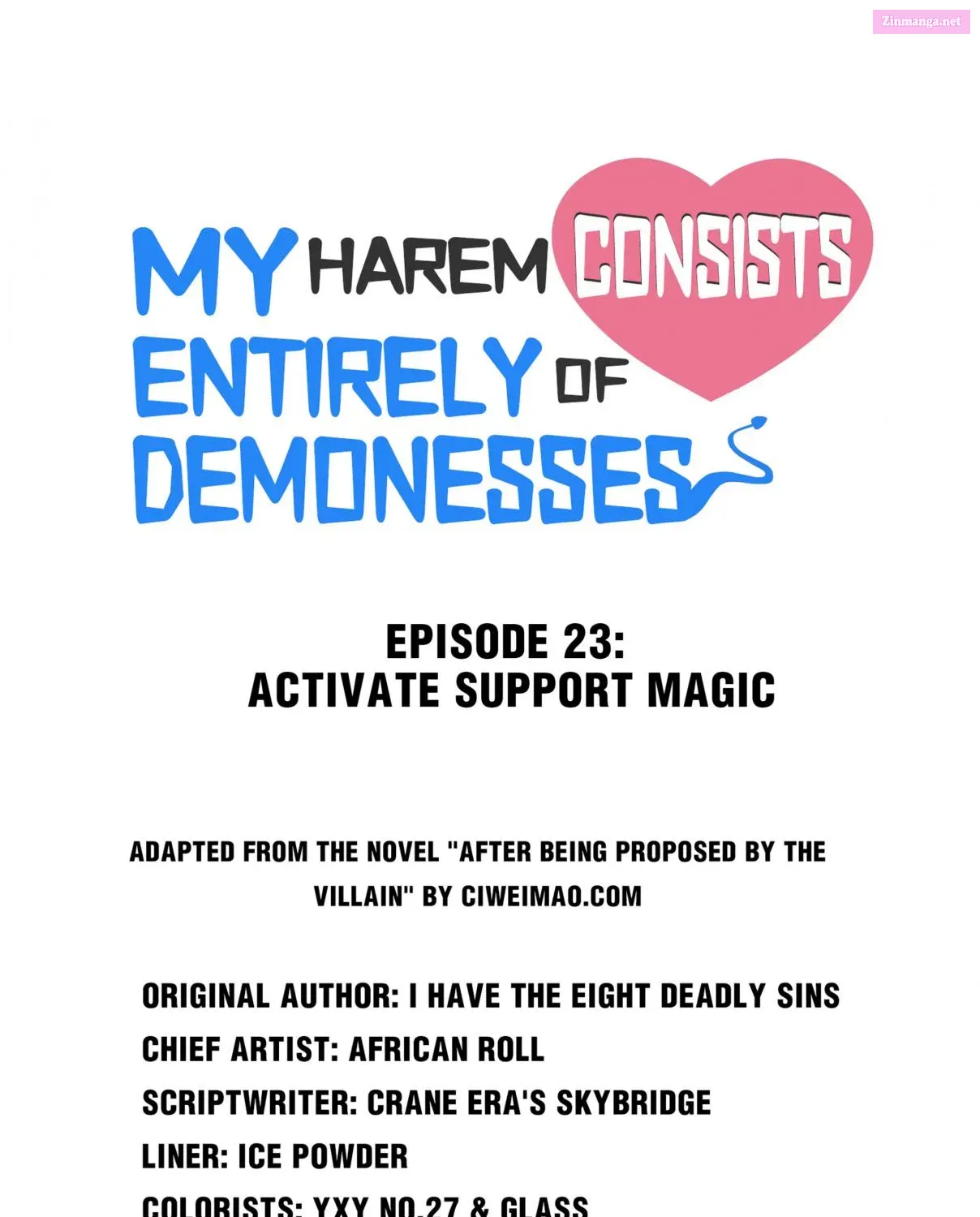 My Harem Consists Entirely of Female Demon Villains Kainu Manga Chapter 23 Page 1