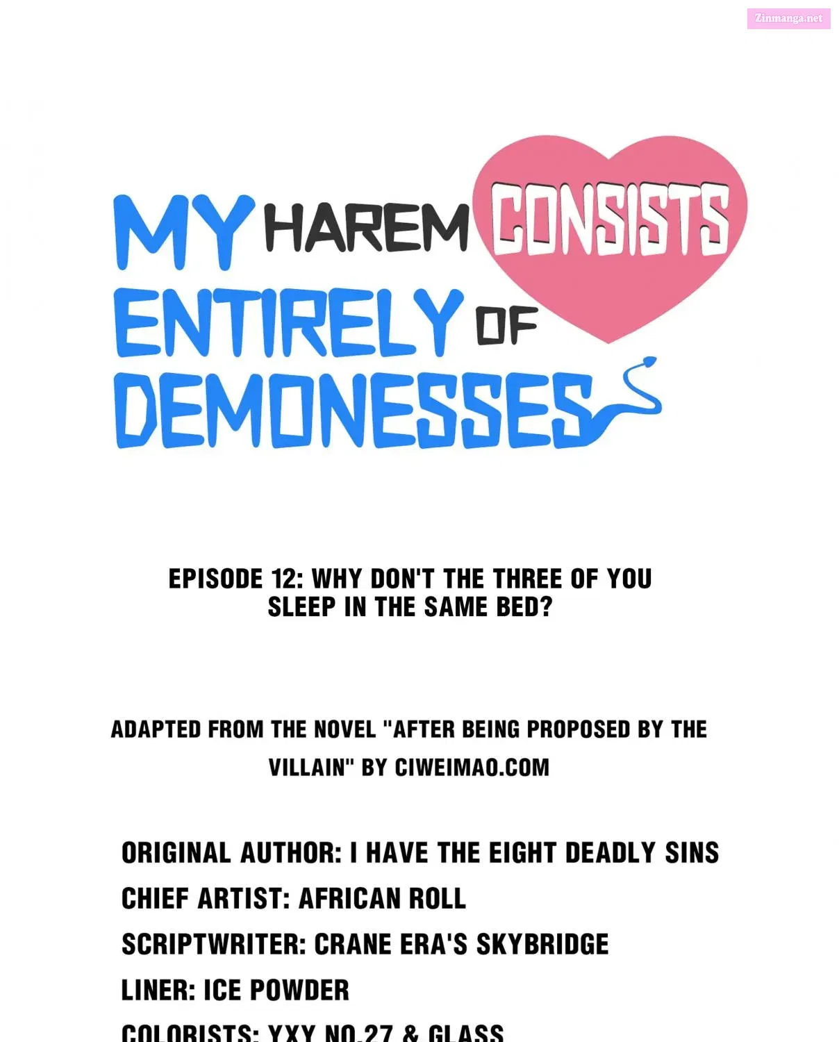 My Harem Consists Entirely of Female Demon Villains Kainu Manga Chapter 12 Page 1