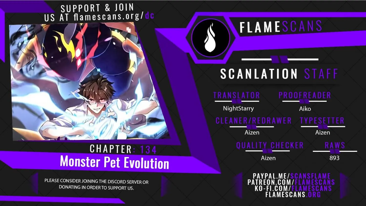 Monster Pet Evolution Kainu Manga Chapter 134 Page 1