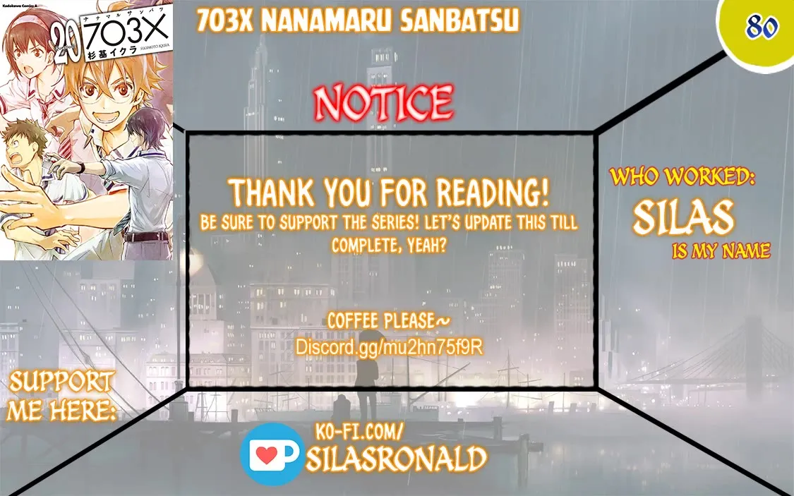 Nanamaru Sanbatsu Kainu Manga Chapter 80 Page 1