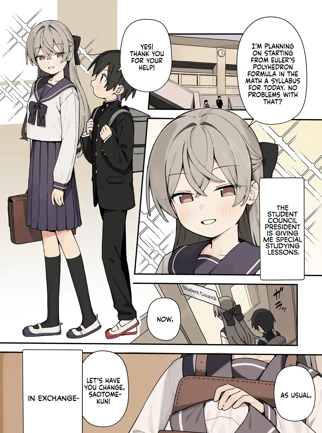 Kawaibara-senpai wa Kawaii (Saotome-kun) ga Suki! Kainu Manga Chapter 1 Page 1