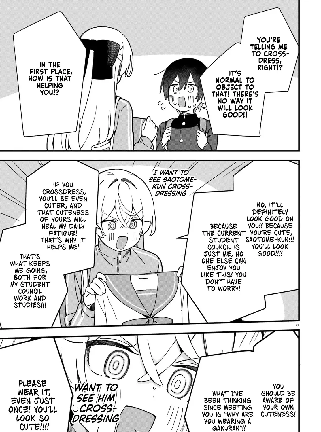 Kawaibara-senpai wa Kawaii (Saotome-kun) ga Suki! Kainu Manga Chapter 1 Page 39
